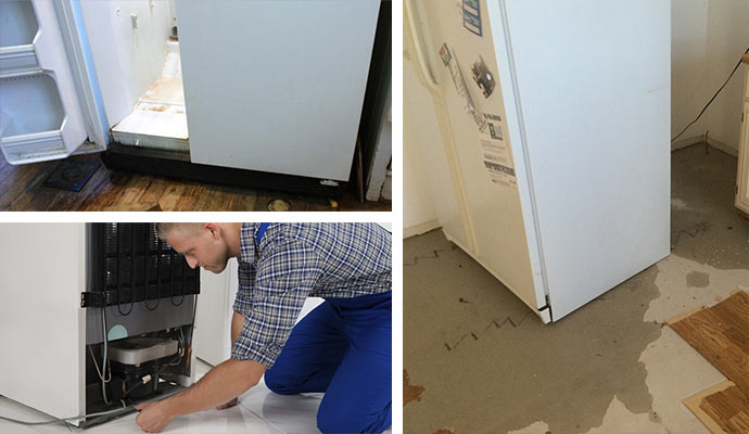 Refrigerator Leak Cleanup Service