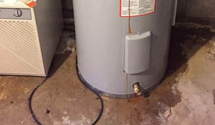 Flooded Water Heater