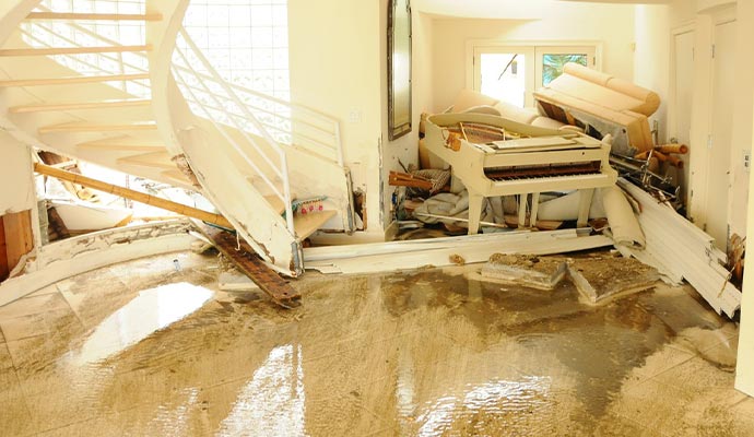 residential home flood damage
